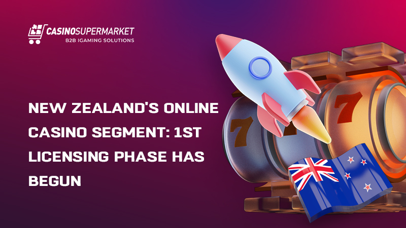 Online casino licensing in New Zealand: 1st phase