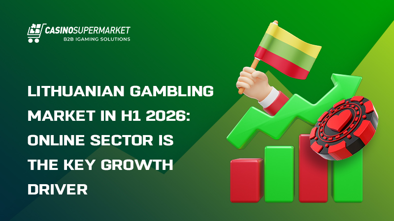 Lithuanian gambling revenue in H1 2026 Lithuanian gambling revenue in H1 2026: LPT report