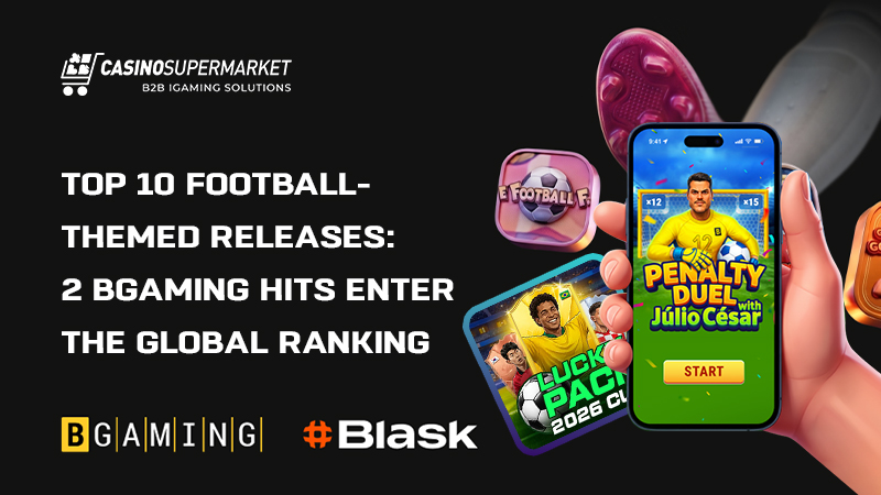 Sports-themed releases from BGaming in the top 10