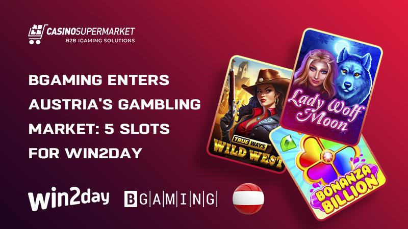 BGaming and win2day in Austria: content deal