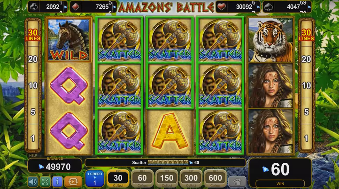 amazons battle slot free