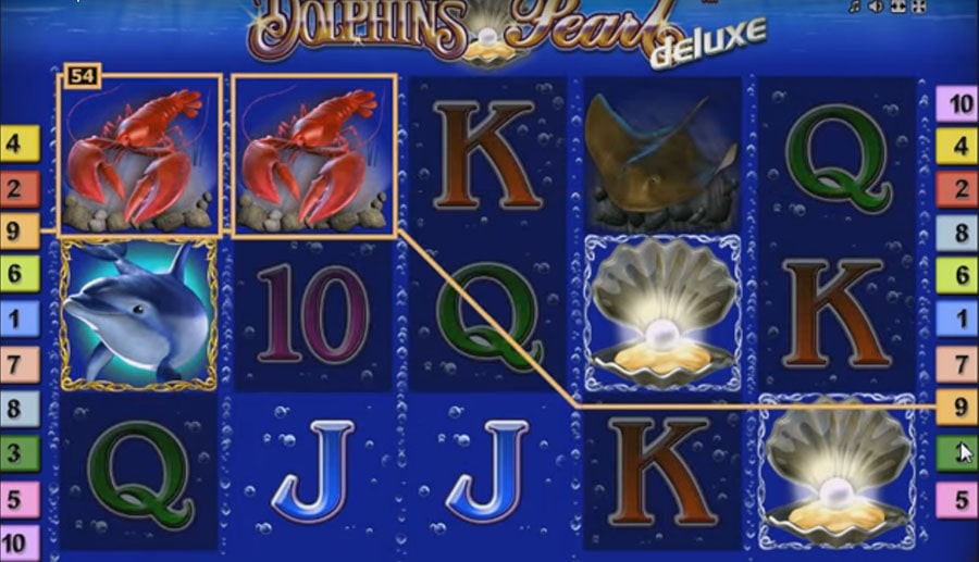 Gaminator slot machine: Dolphin's Pearl