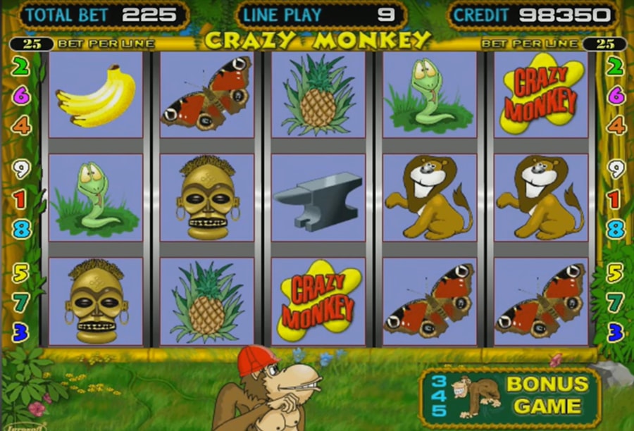 Igrosoft slot game: Crazy Monkey