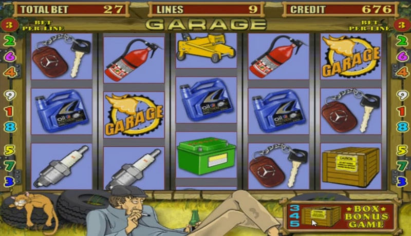 Online casino game from Igrosoft: Garage