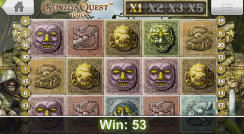 NetEnt HTML5 game for casino: Gonzo`s Quest