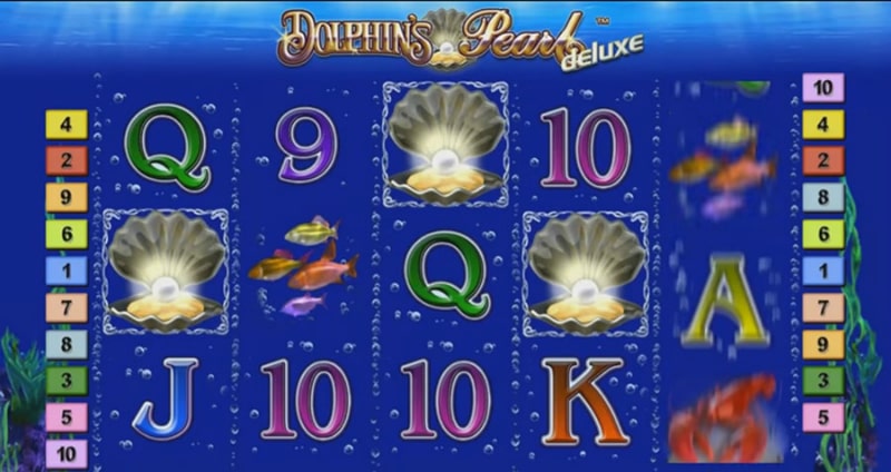 Slot machine from Gaminator: Dolphin's Pearl