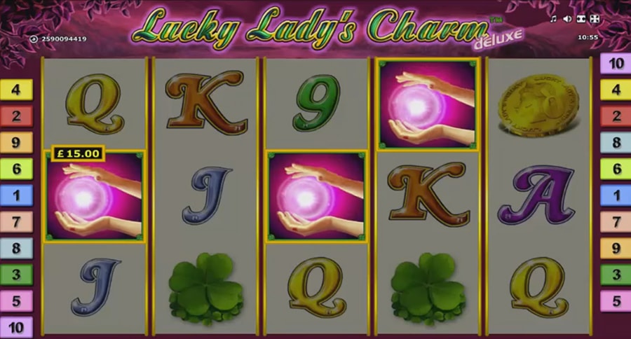 Novomatic casino software: Lucky Lady's Charm