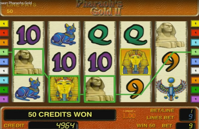 Online slot game from Gaminator: Pharaoh's Gold