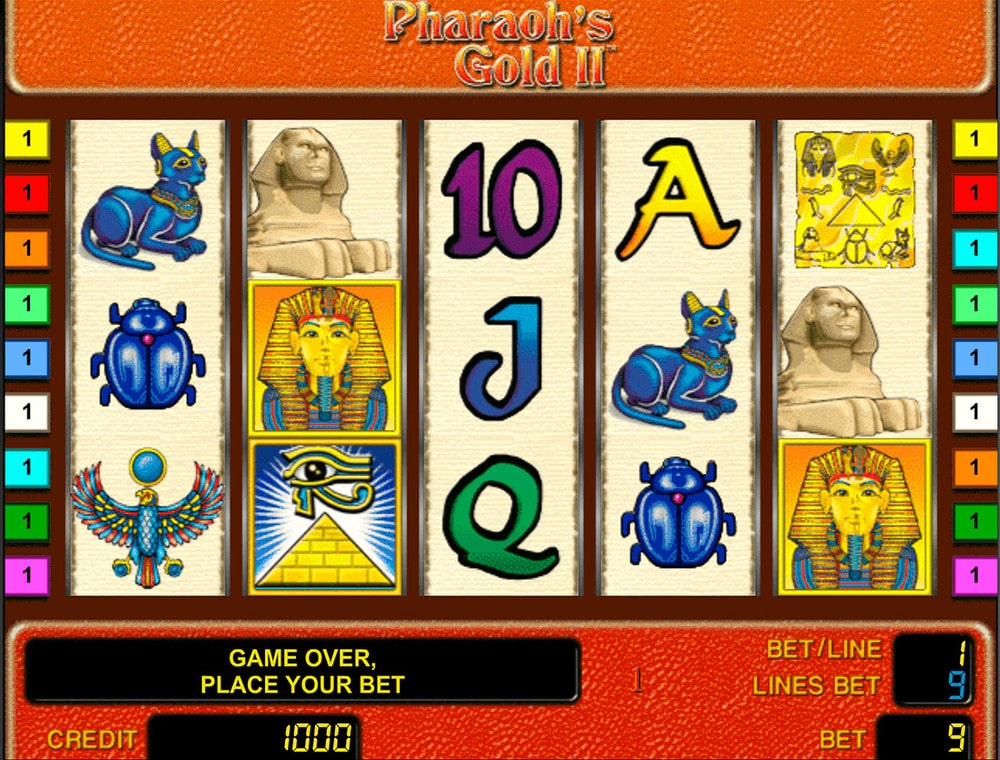 Casino game from Novotech — Pharaoh's Gold