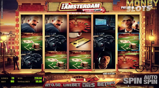 3D slot from Sheriff Gaming — The Amsterdam Master Plan