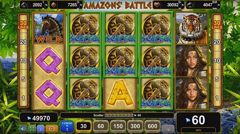 Los juegos de EGT — Amazon's Battle