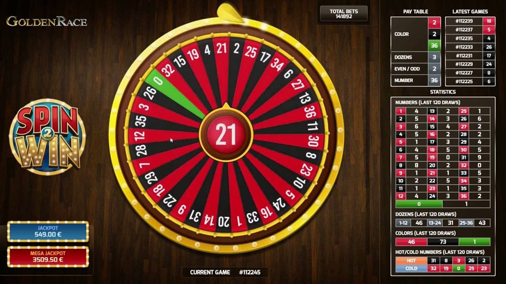 La casa de apuestas Golden Race — Spin2Win