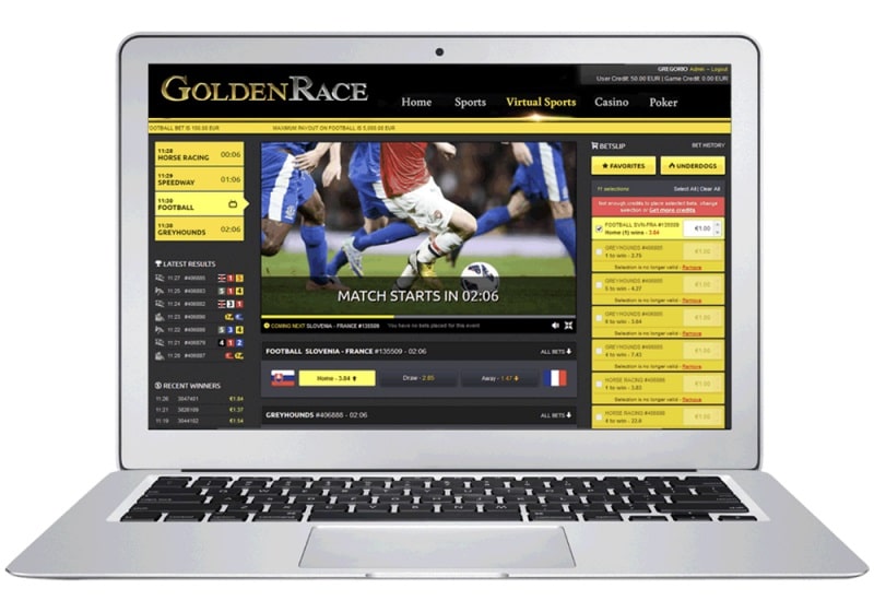 Sports betting software solution